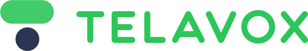 Telavox logotype.